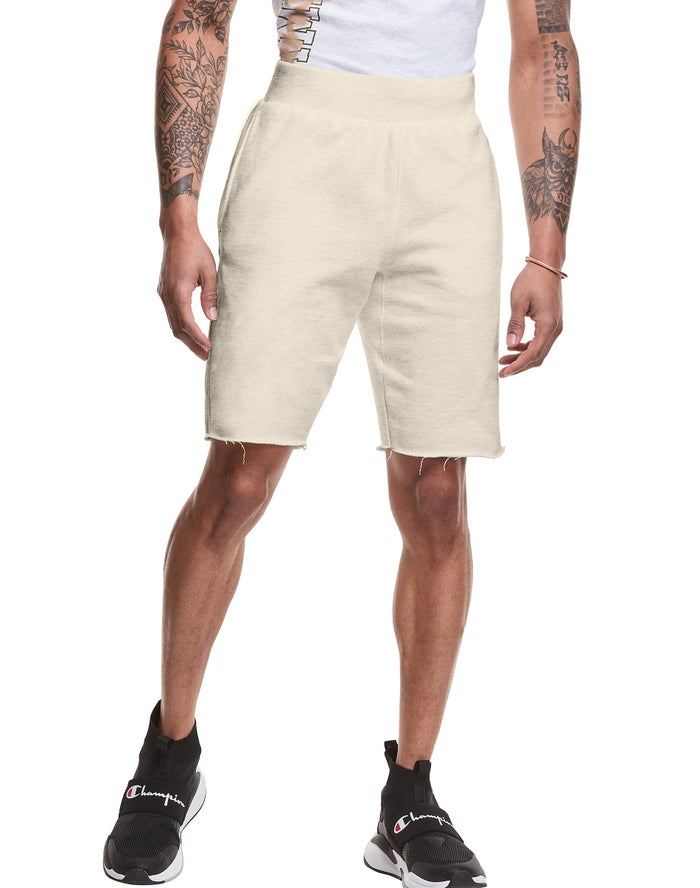 Pantalones Cortos Champion Hombre - Reverse Weave Cut-Off ( Creme ) 2890546-UD